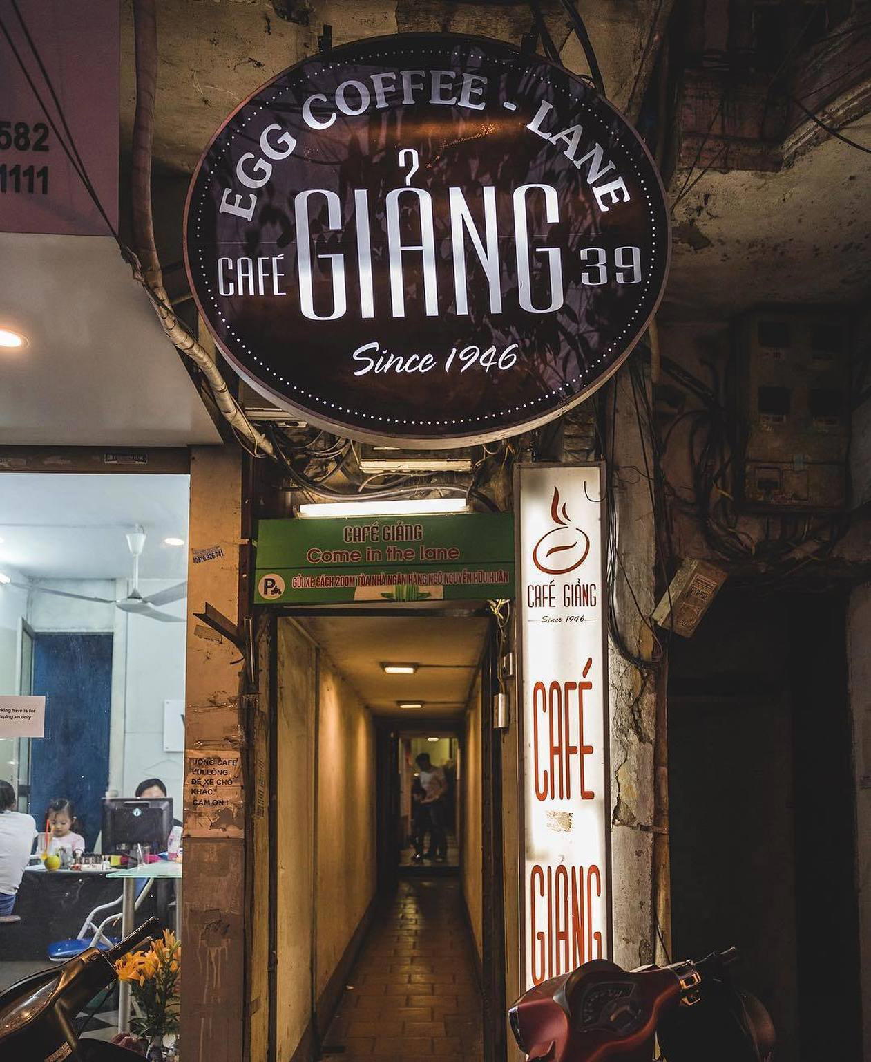 Cafe Giang restaurant in Hanoi, Vietnam
