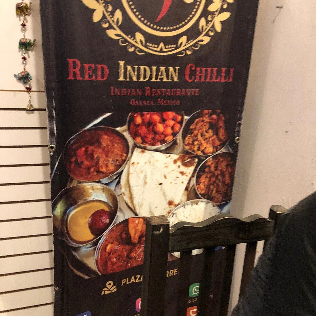Red Indian Chilli restaurant in Oaxaca, Mexico