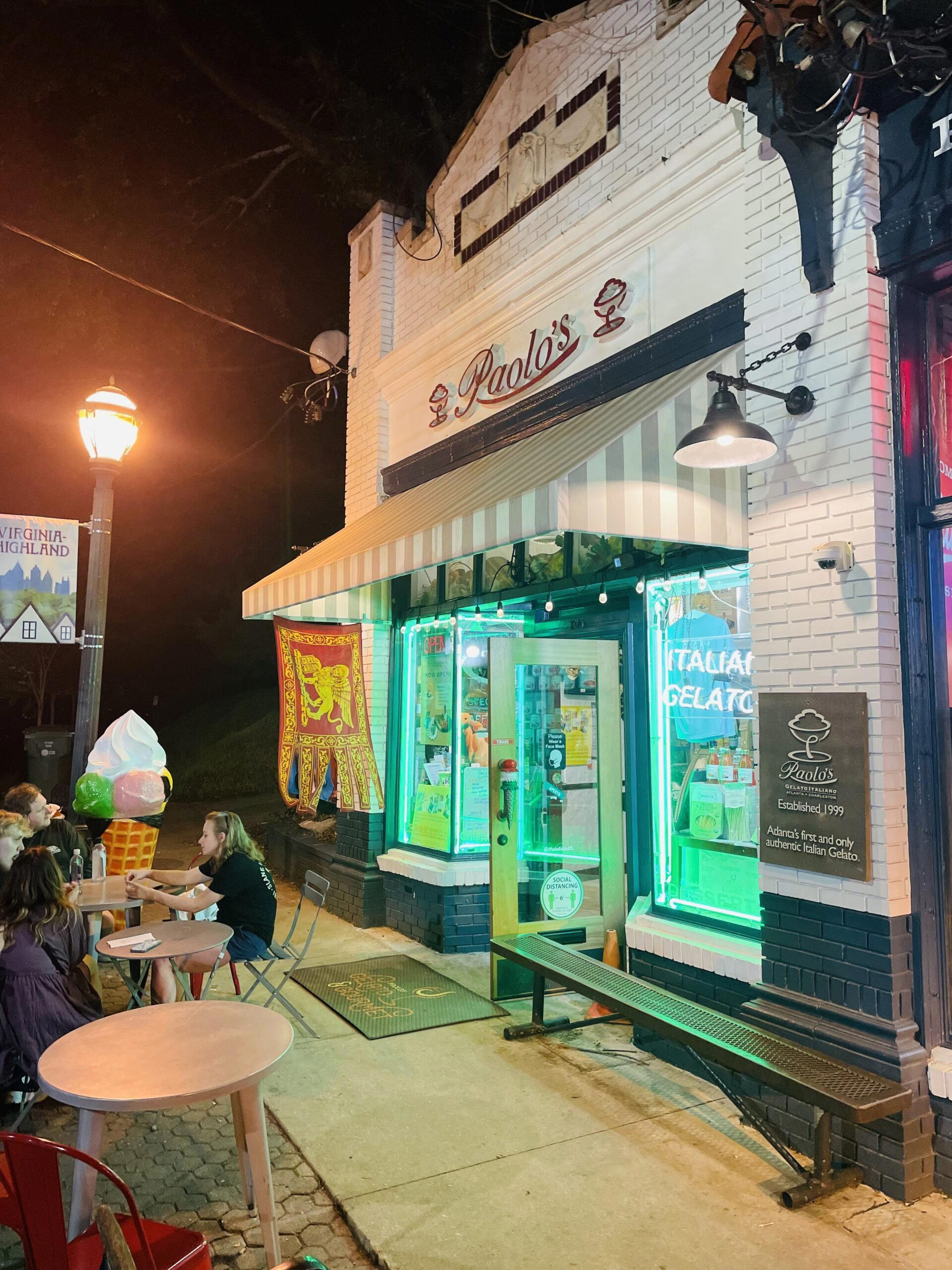 Paolo's Gelato Italiano restaurant in Atlanta, United States