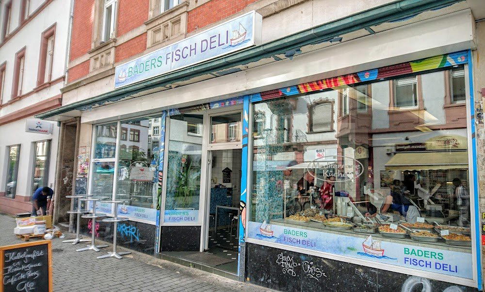 Bader's fish deli restaurant in Frankfurt, Germany