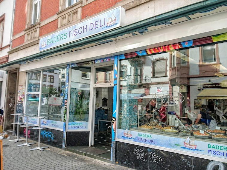 Bader's fish deli, Frankfurt, Germany