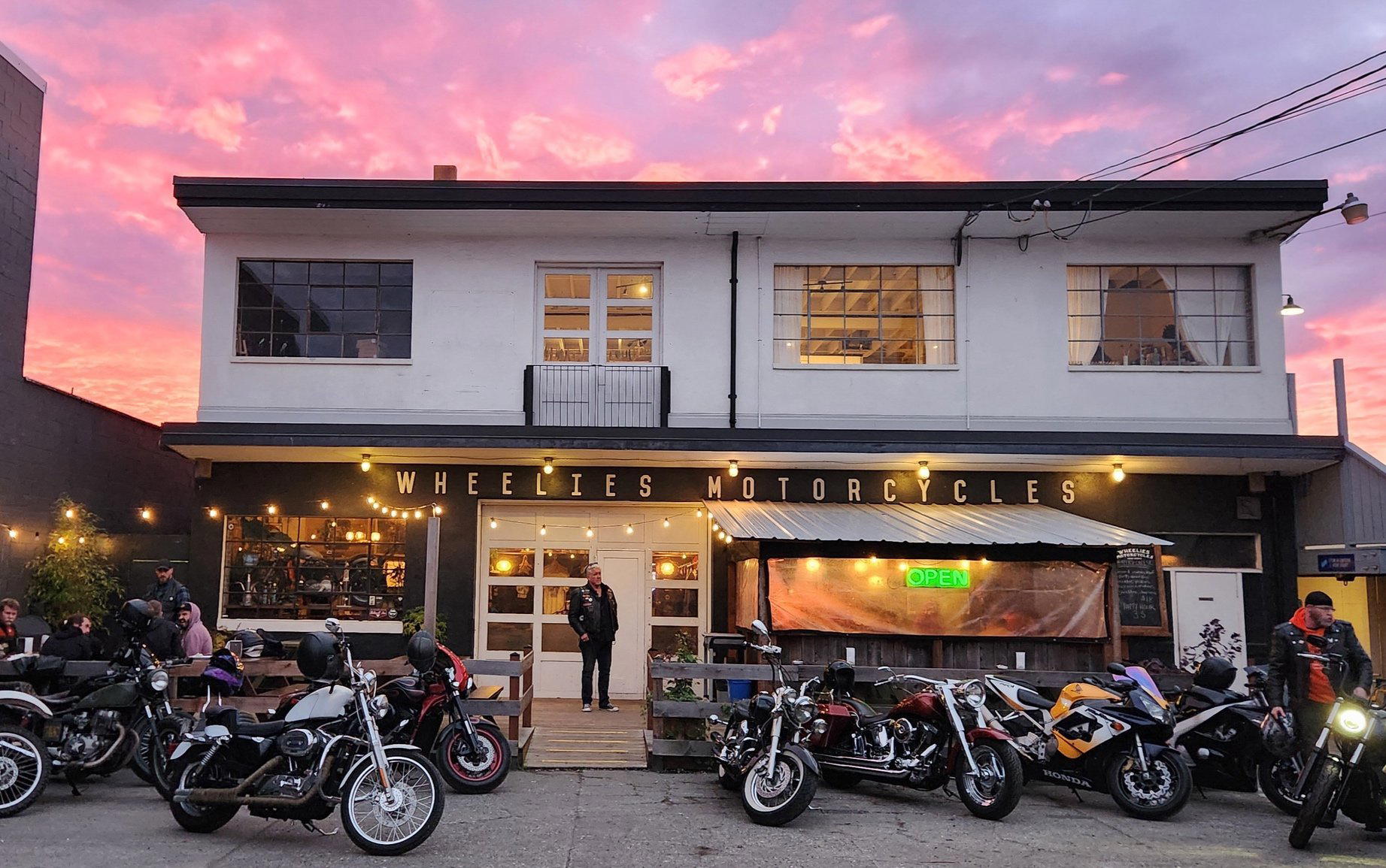 Wheelies Motorcycles & Cafe, Victoria, Canada