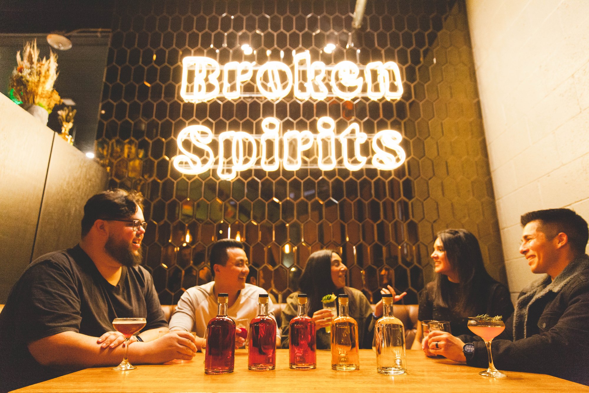 Broken Spirits Distillery restaurant in Long Beach, United States