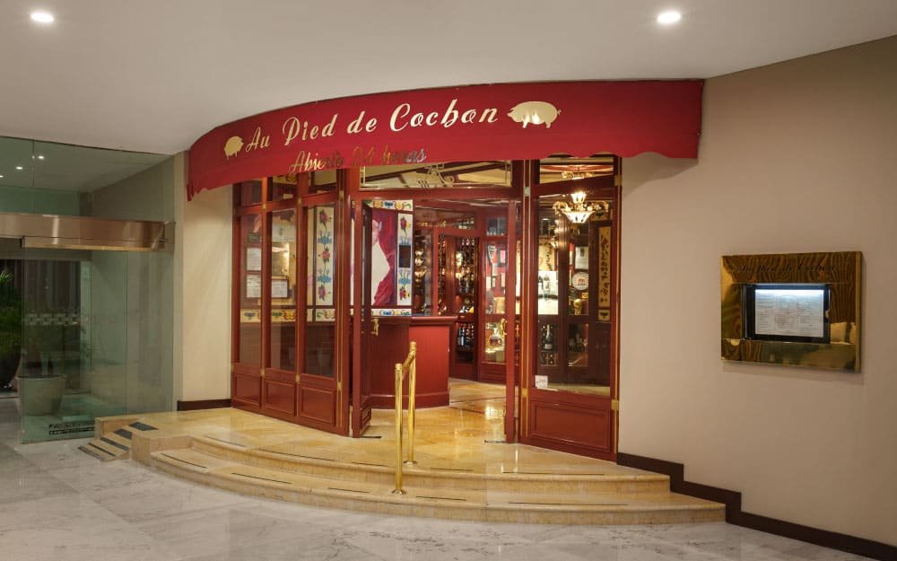 Au Pied de Cochon restaurant in Mexico City, Mexico