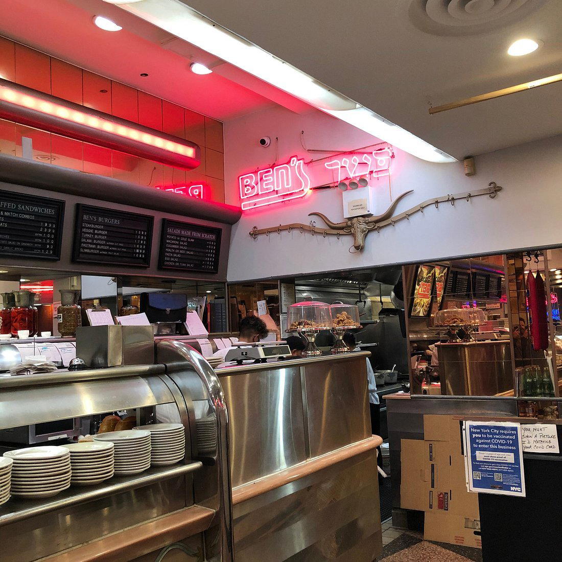 Ben’s Kosher Deli restaurant in New York City, United States