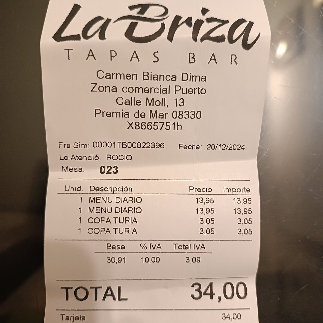La Briza, Restaurant in Premia De Mar