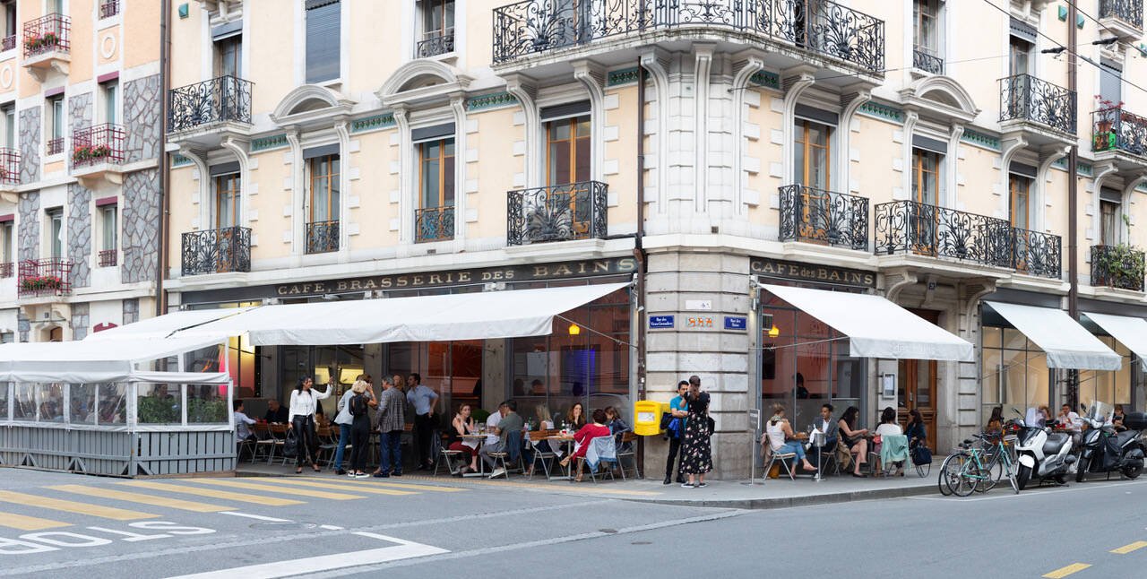 Café des Bains, Restaurant in Geneva