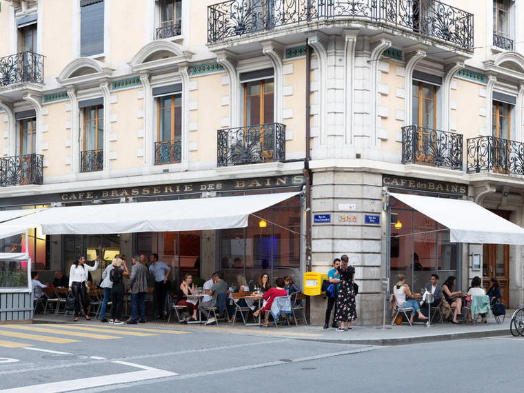 Café des Bains, Geneva, Switzerland