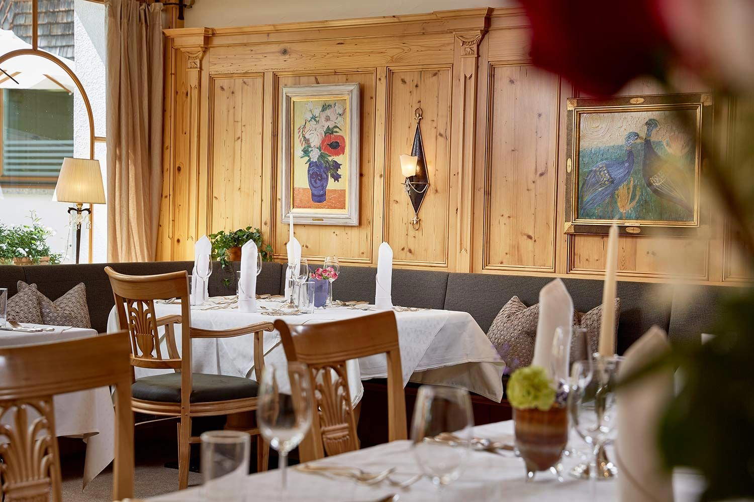 Berghof restaurant in Tux, Austria