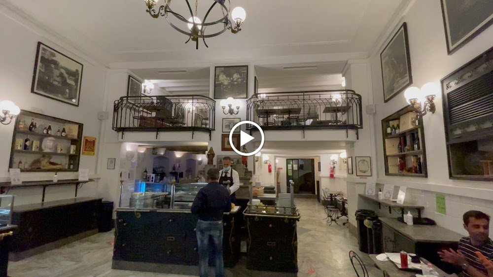 Ancient Saint Francis Focaccia Shop restaurant in Palermo, Italy