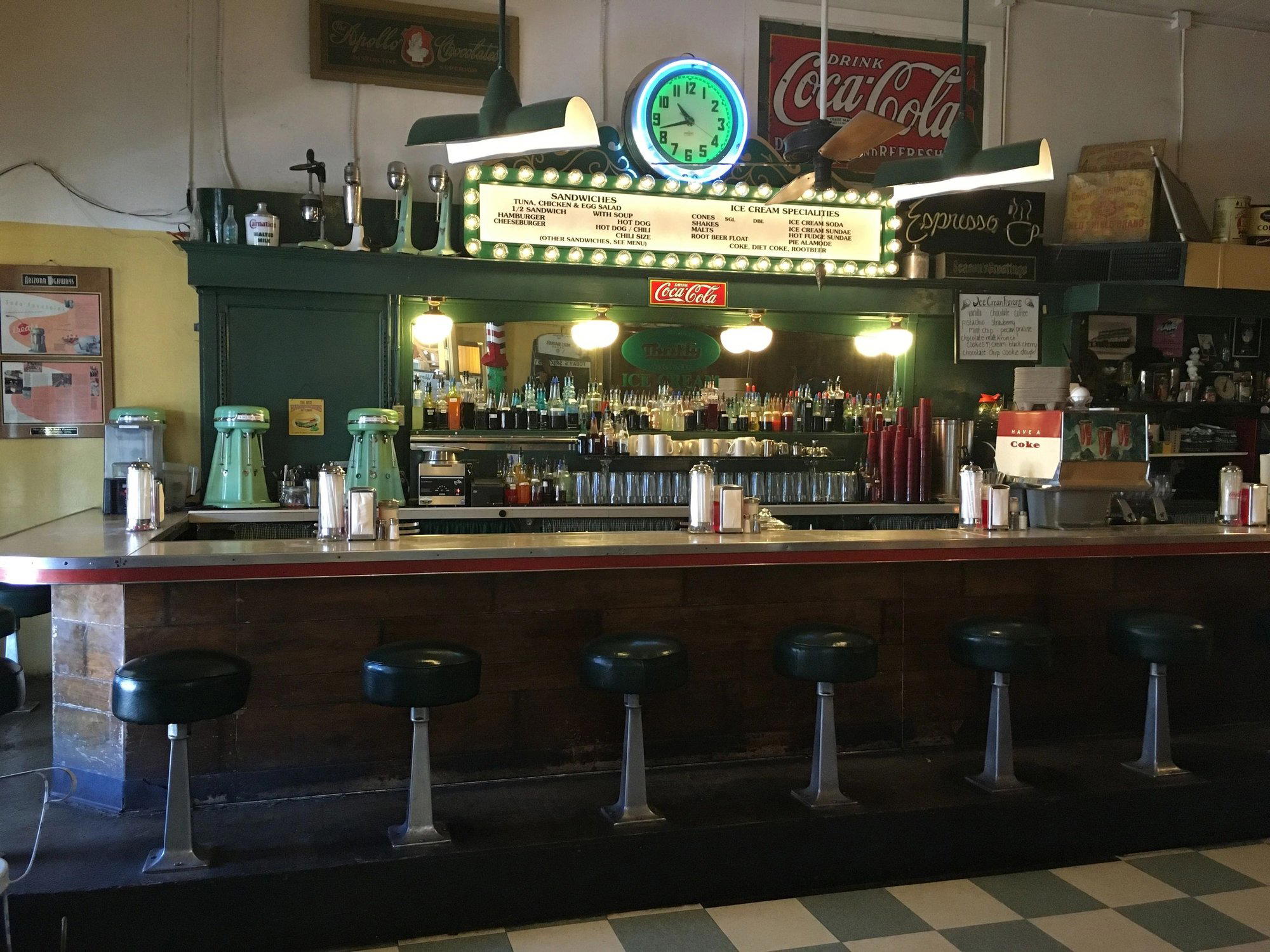 MacAlpine's Soda Fountain restaurant in Phoenix, United States