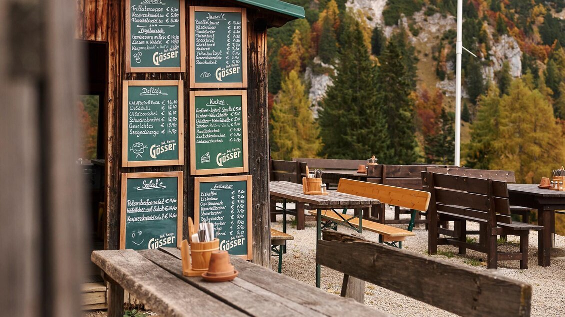 Grabneralm restaurant in Admont
