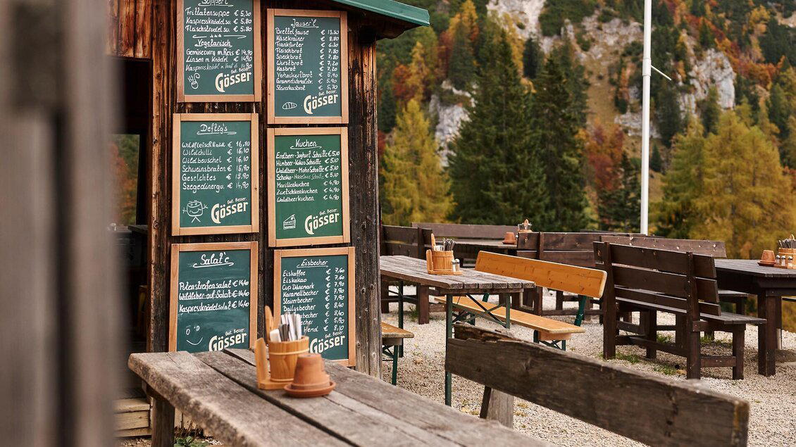 Grabneralm restaurant in Admont