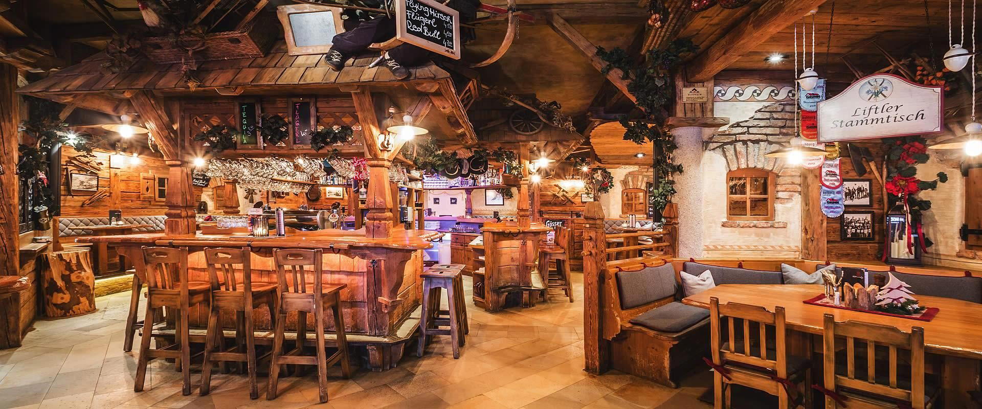 Kühberg Alm restaurant in Wagrain, Austria