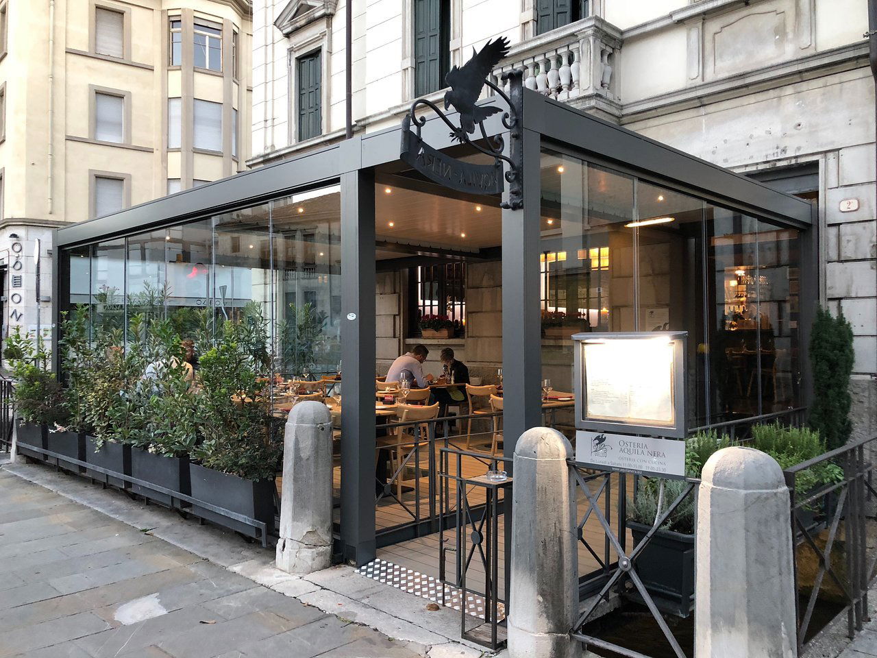 Aquila Nera, Restaurant in Udine