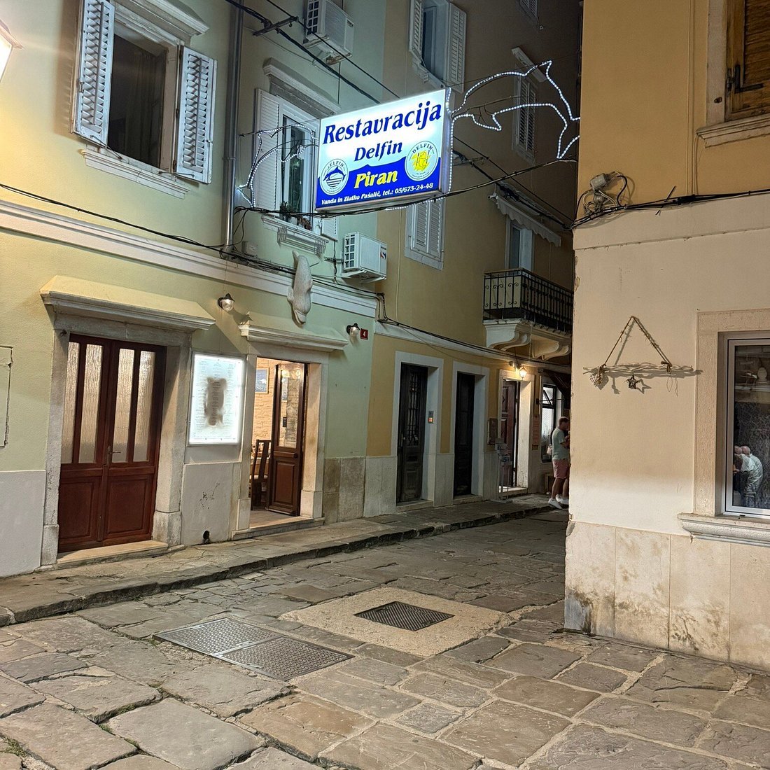 Delfin restaurant in Piran, Slovenia