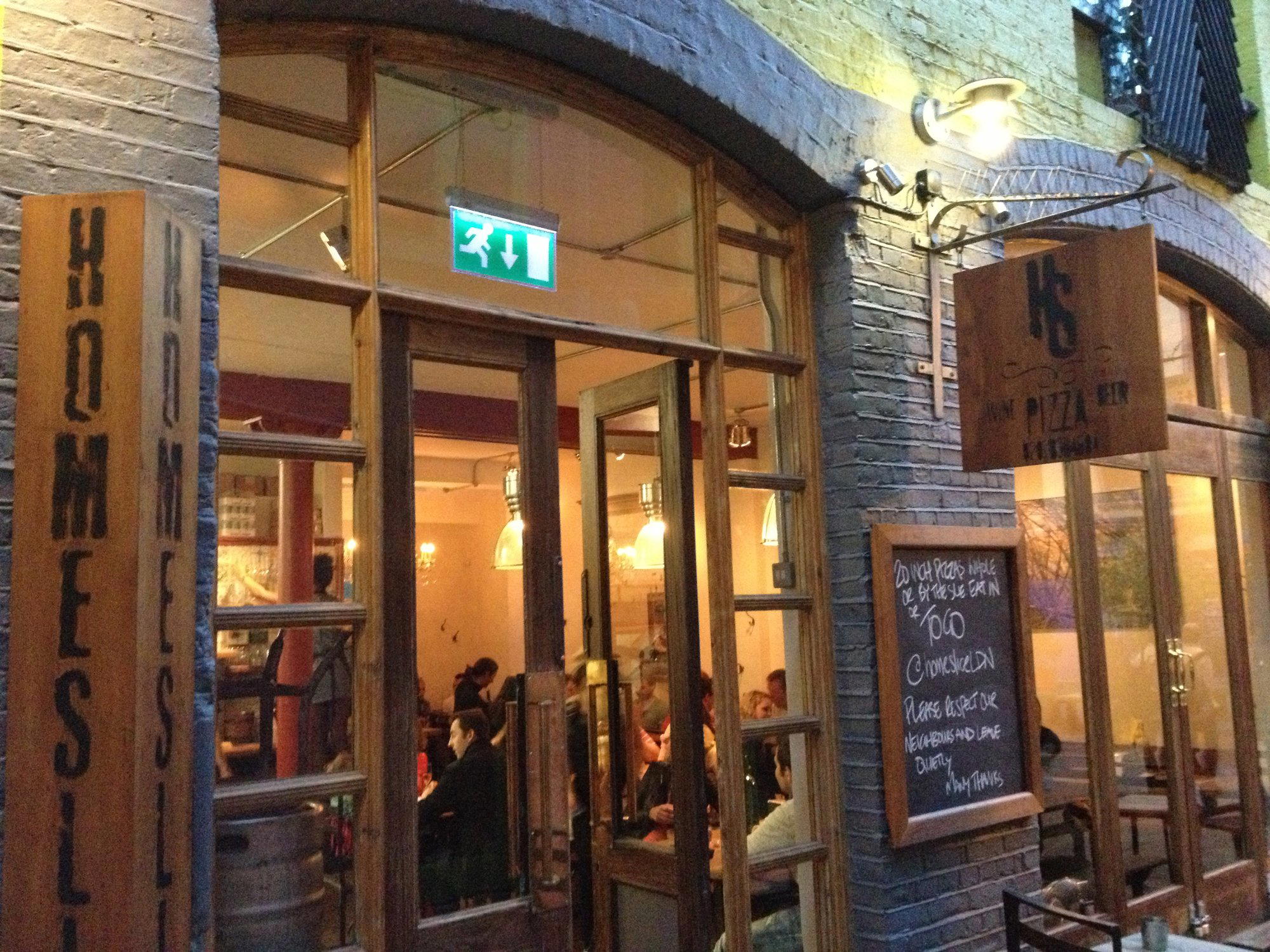 Homeslice Neal's Yard restaurant in London, United Kingdom