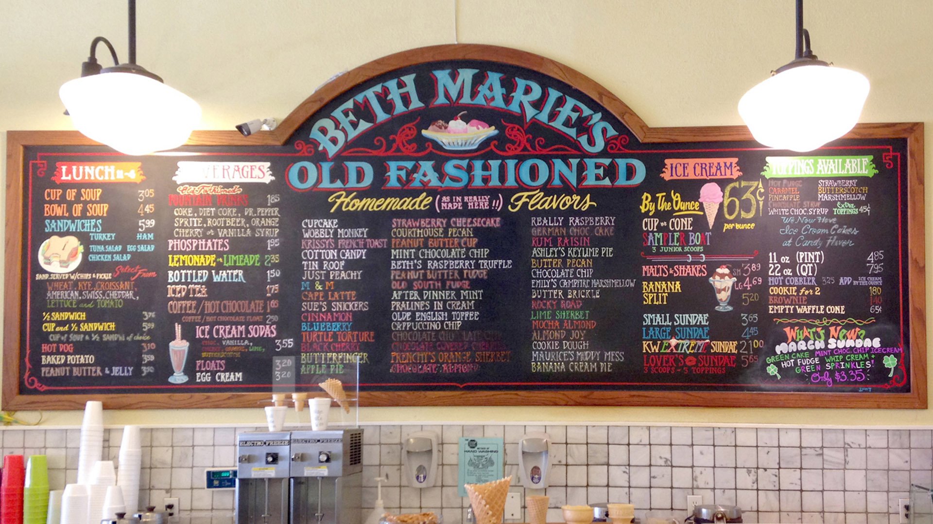 Beth Marie's Old Fashioned Ice Cream restaurant in Denton, United States