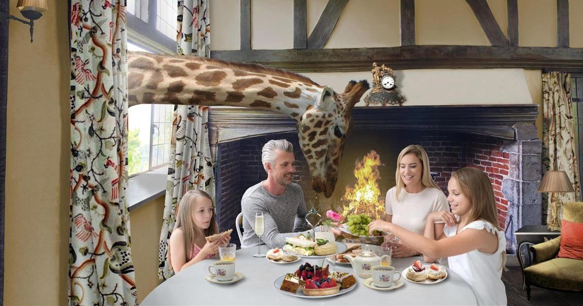 Giraffe restaurant in Hillingdon, United Kingdom