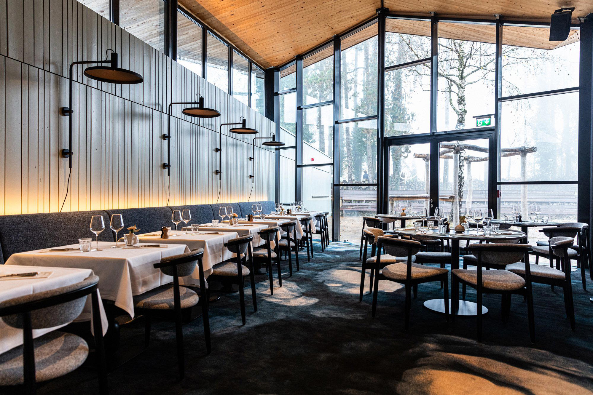 Maison B restaurant in Bridel, Luxembourg