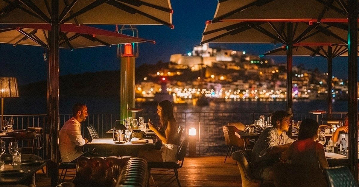 Roto restaurant in Ibiza, Spain