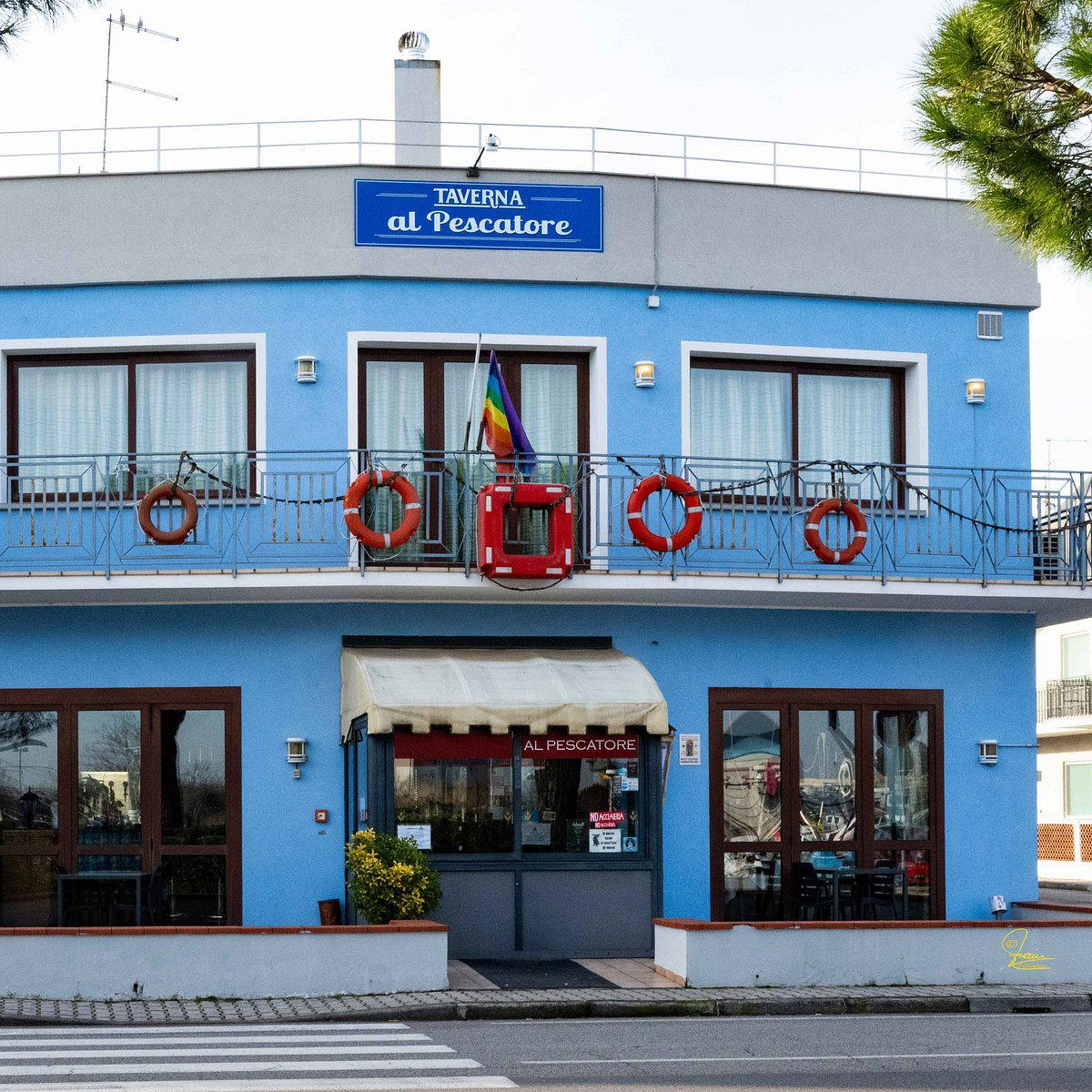 Taverna Al Pescatore restaurant in Marano Lagunare, Italy