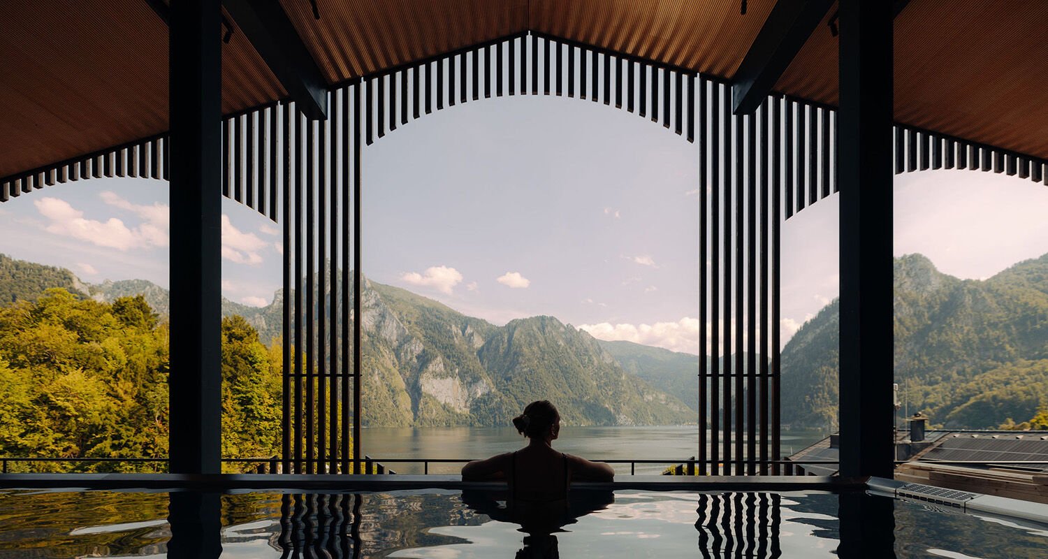 Post am See restaurant in Traunkirchen, Austria