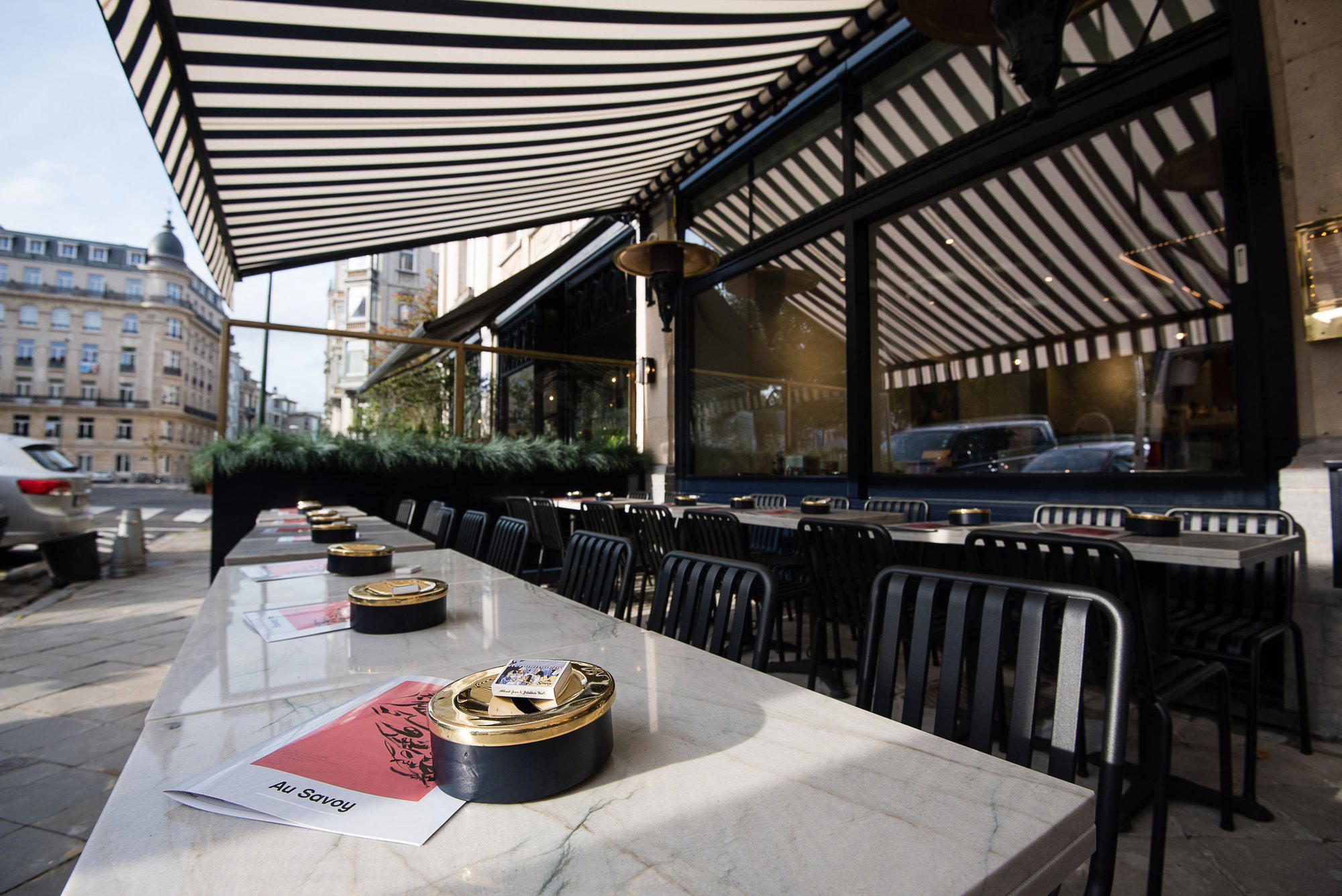 Au Savoy restaurant in Ixelles, Belgium