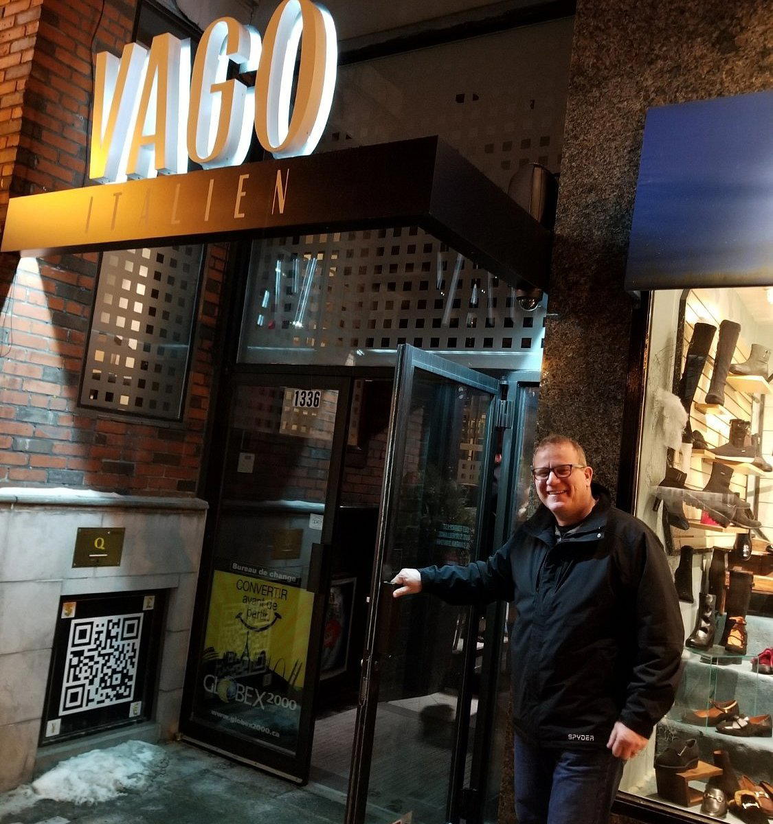 Vago restaurant in Westmount, Canada