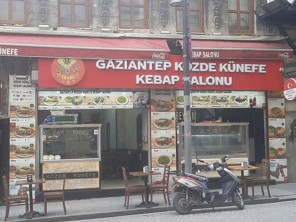 Gaziantep Közde Künefe Kebap Salonu restaurant in Istanbul, Turkey
