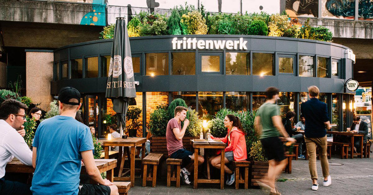 Frittenwerk Bilk restaurant in Düsseldorf, Germany