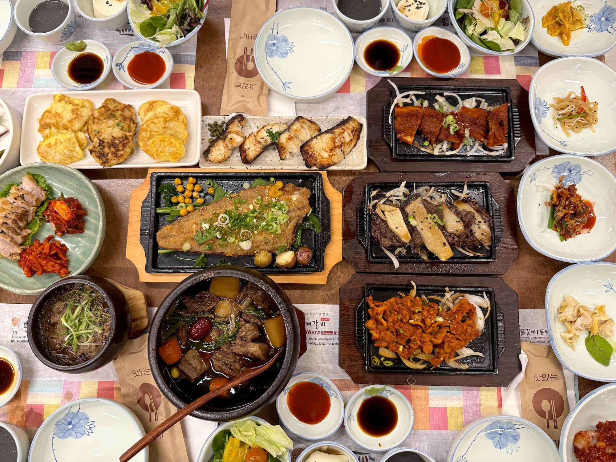 J Korean restaurant in Los Angeles, United States