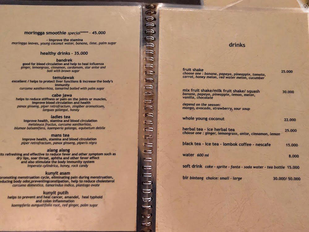 Coco beach restaurant restaurant in West Lombok Regency