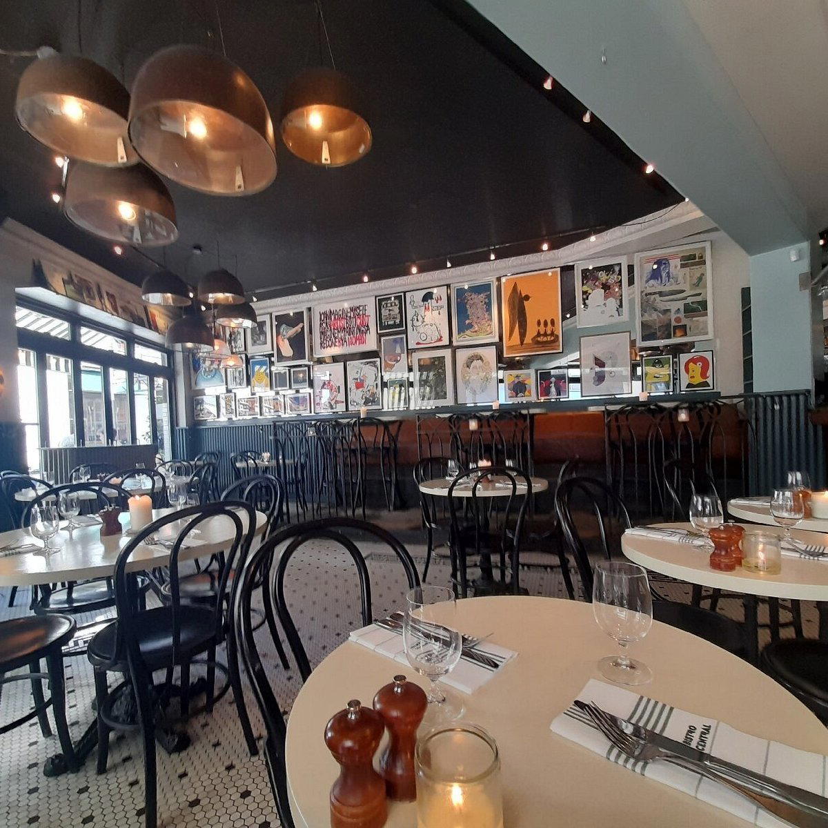 Bistro Central restaurant in Copenhagen, Denmark