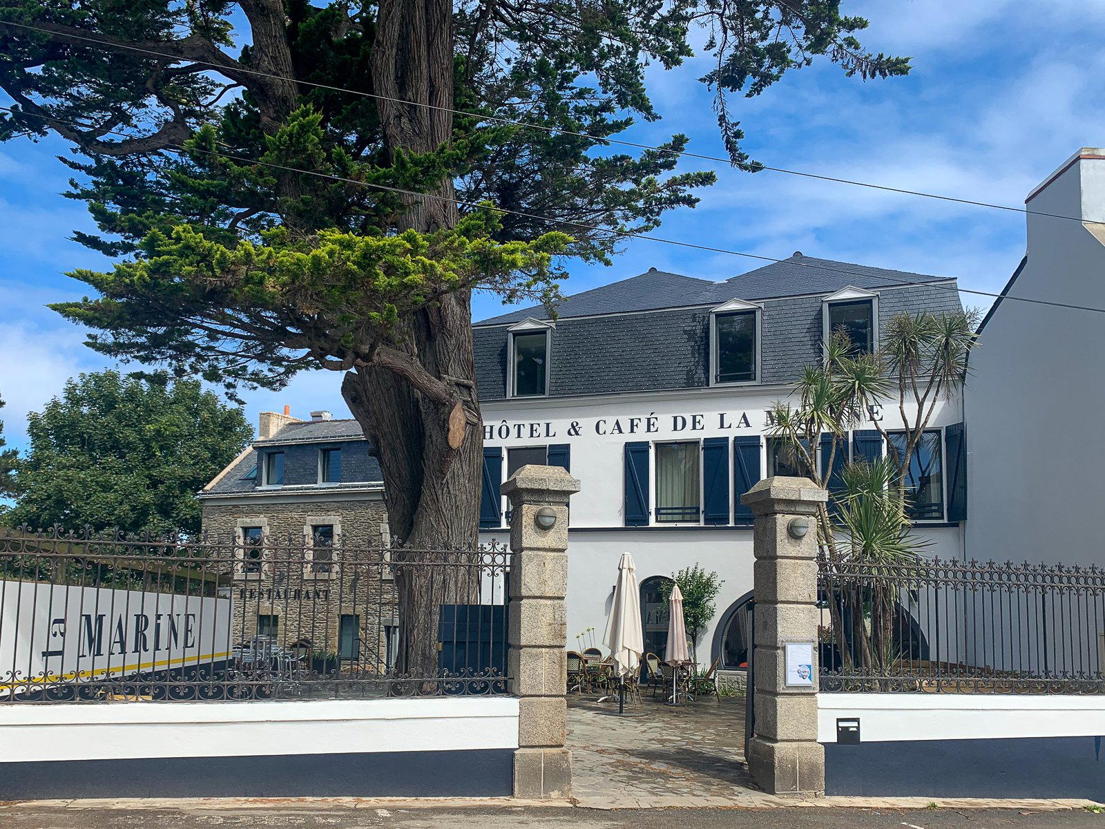 La Marine restaurant in Groix, France