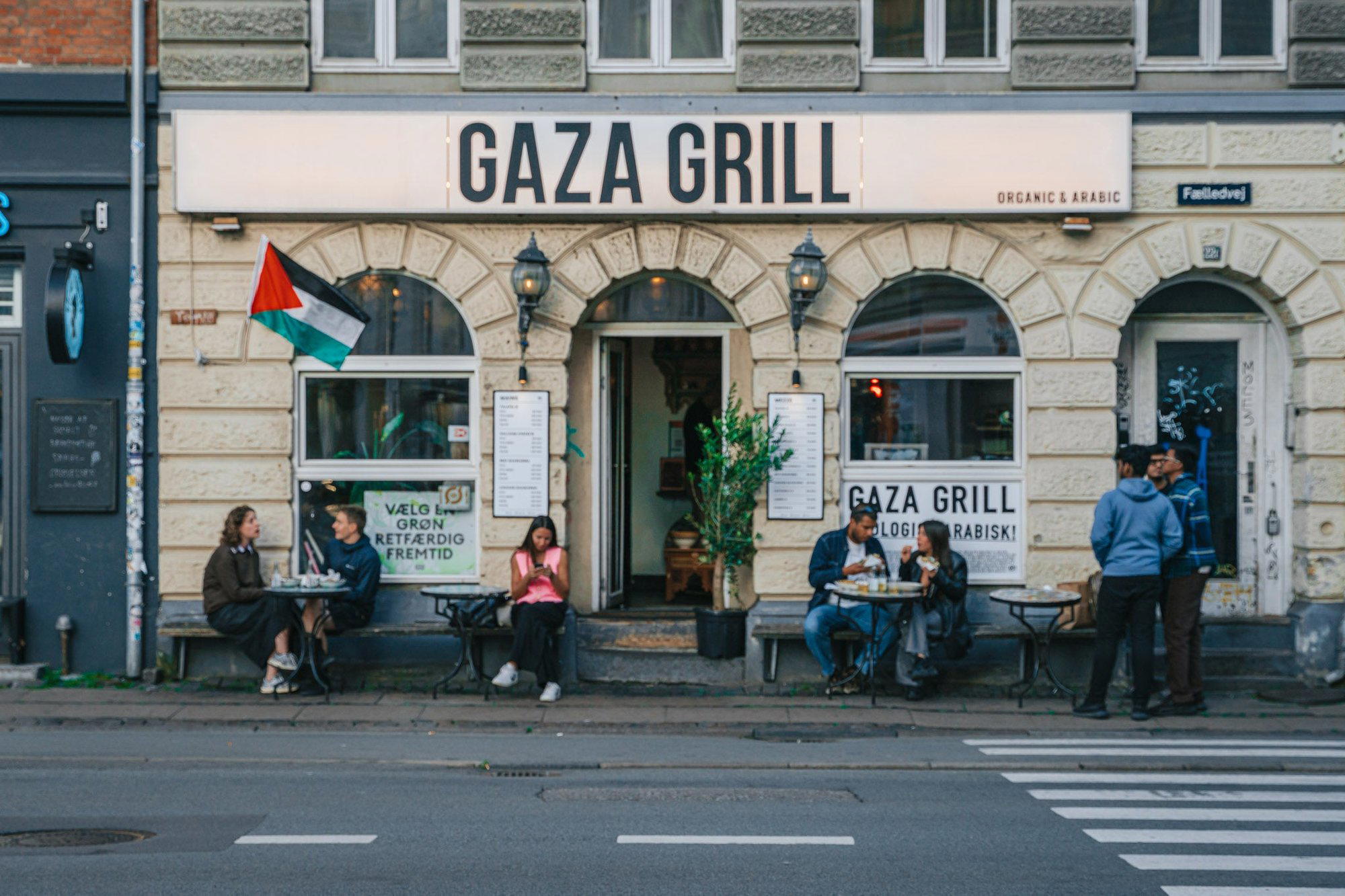 Gaza Grill Nørrebro restaurant in Copenhagen, Denmark
