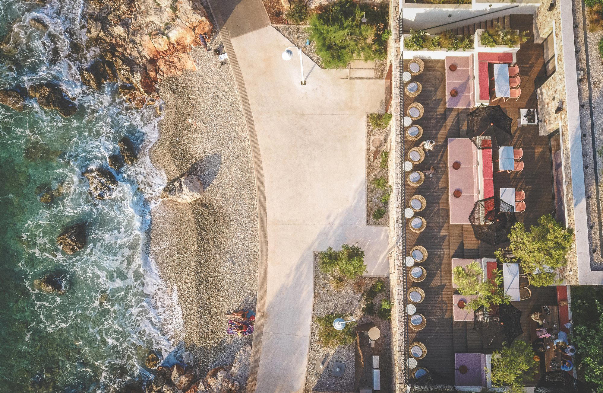 A-Bay Beach Bar restaurant in Stari Grad