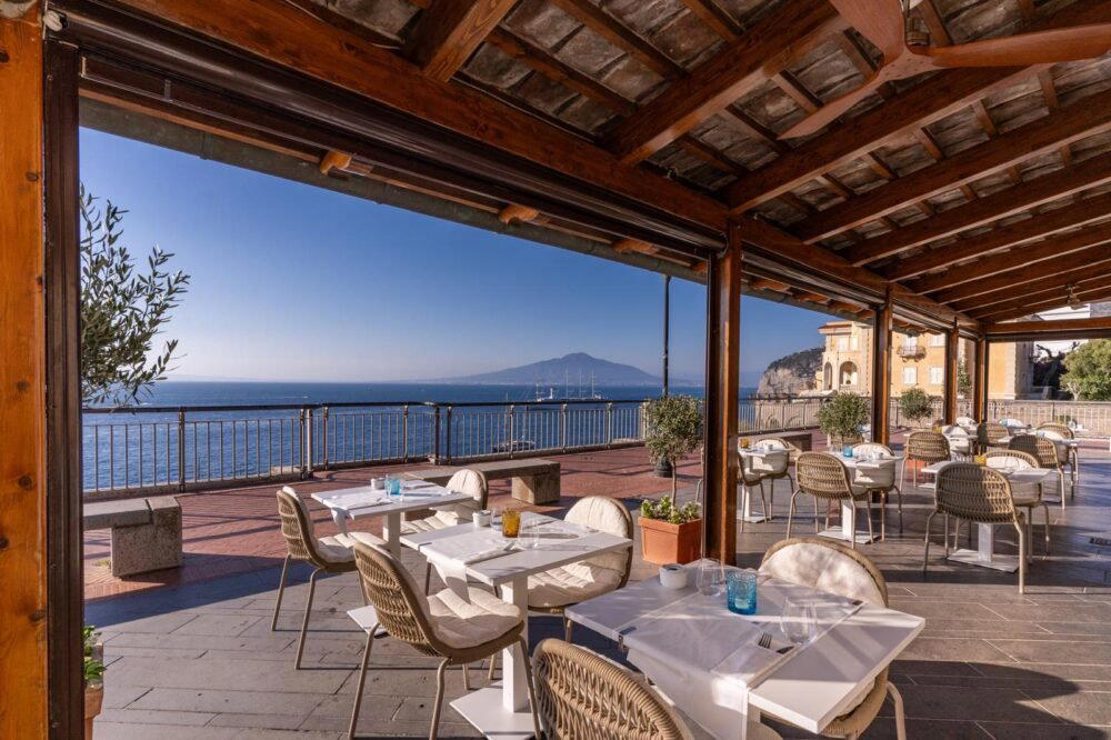 Terrazza Mediterraneo Italian Bistrot restaurant in Sant'Agnello, Italy