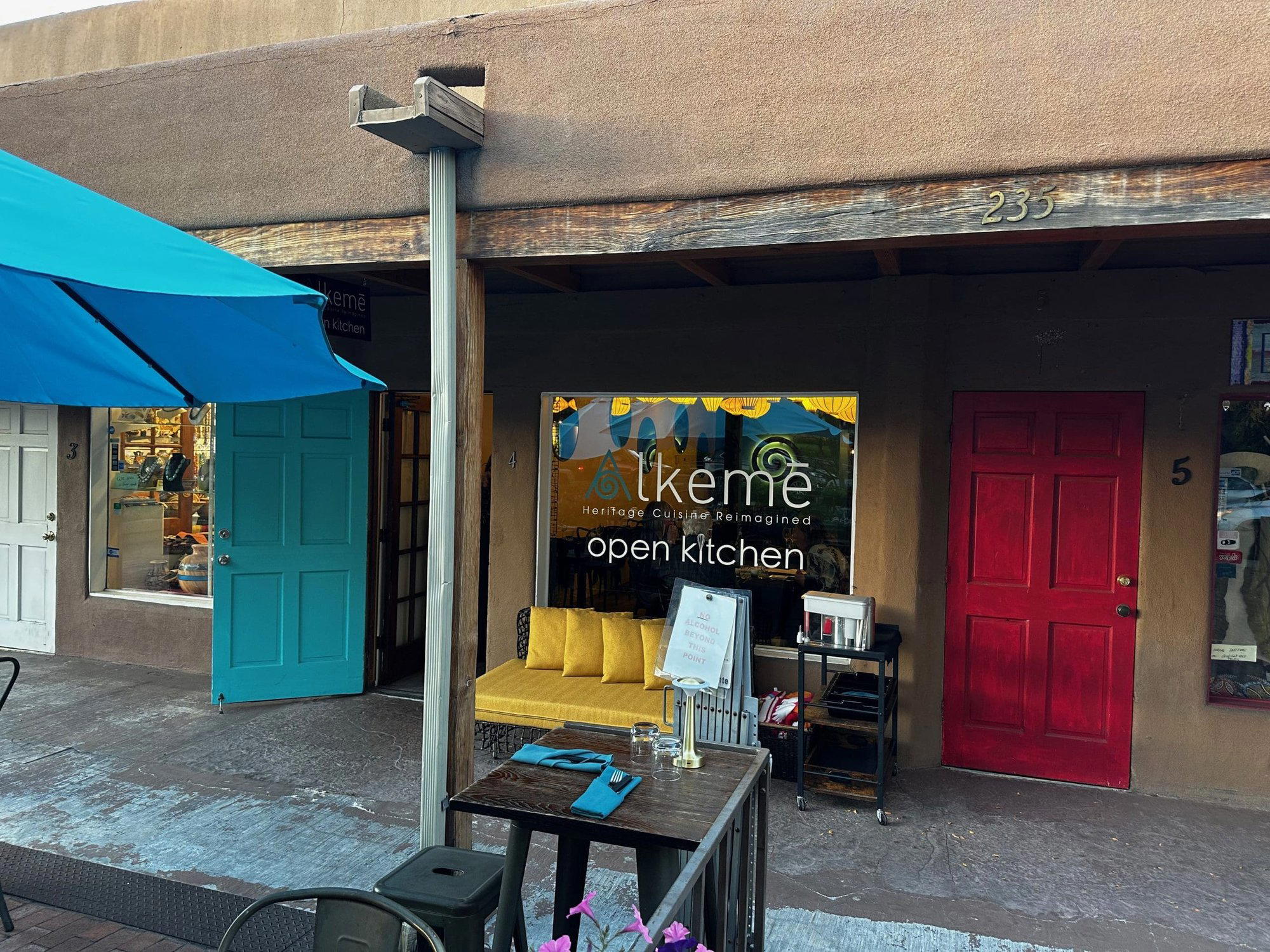 Alkemē restaurant in Santa Fe