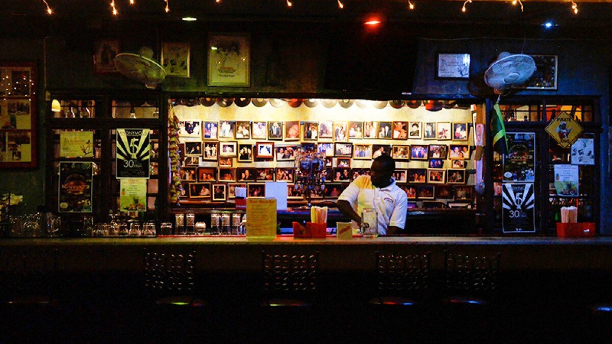 Redbones Blues Cafe restaurant in Kingston, Jamaica