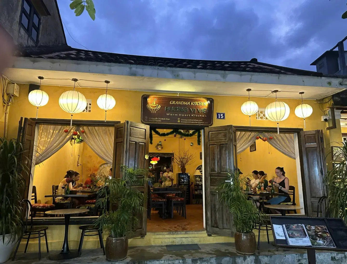 Grandma's Kitchen restaurant in Ninh Hoa