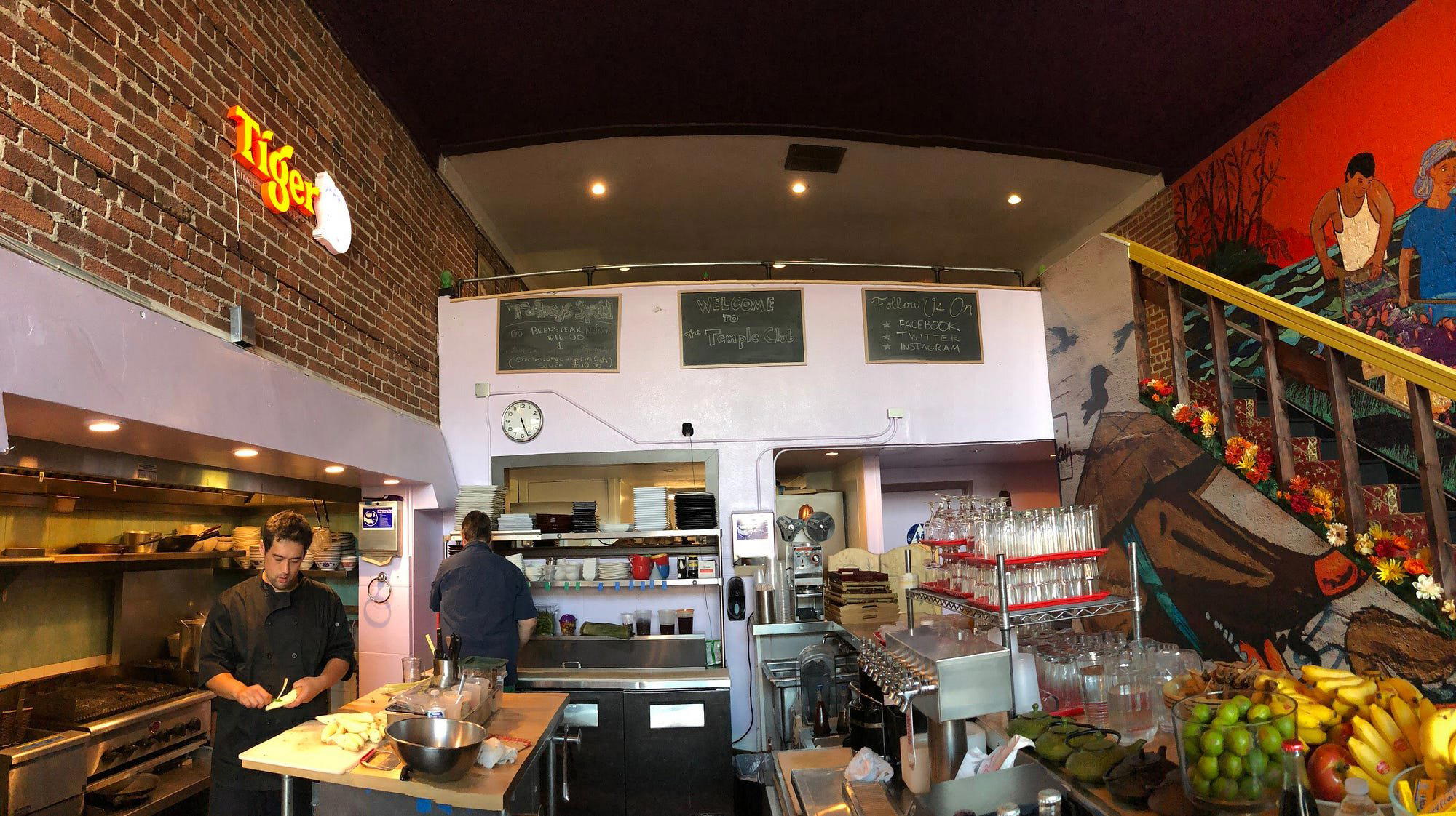 The Temple Club restaurant in Oakland, United States