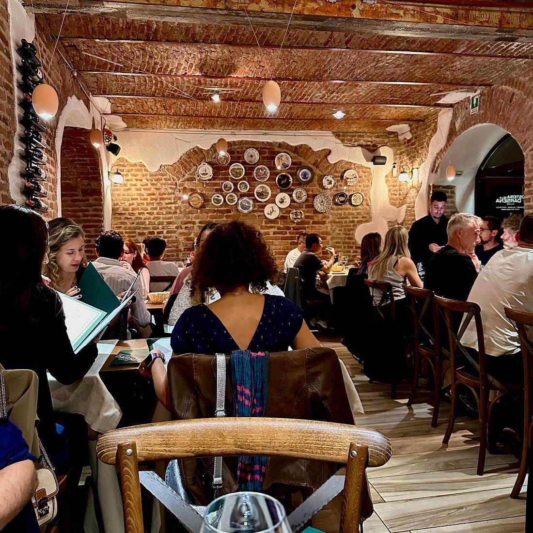 Osteria della Darsena restaurant in Milan, Italy