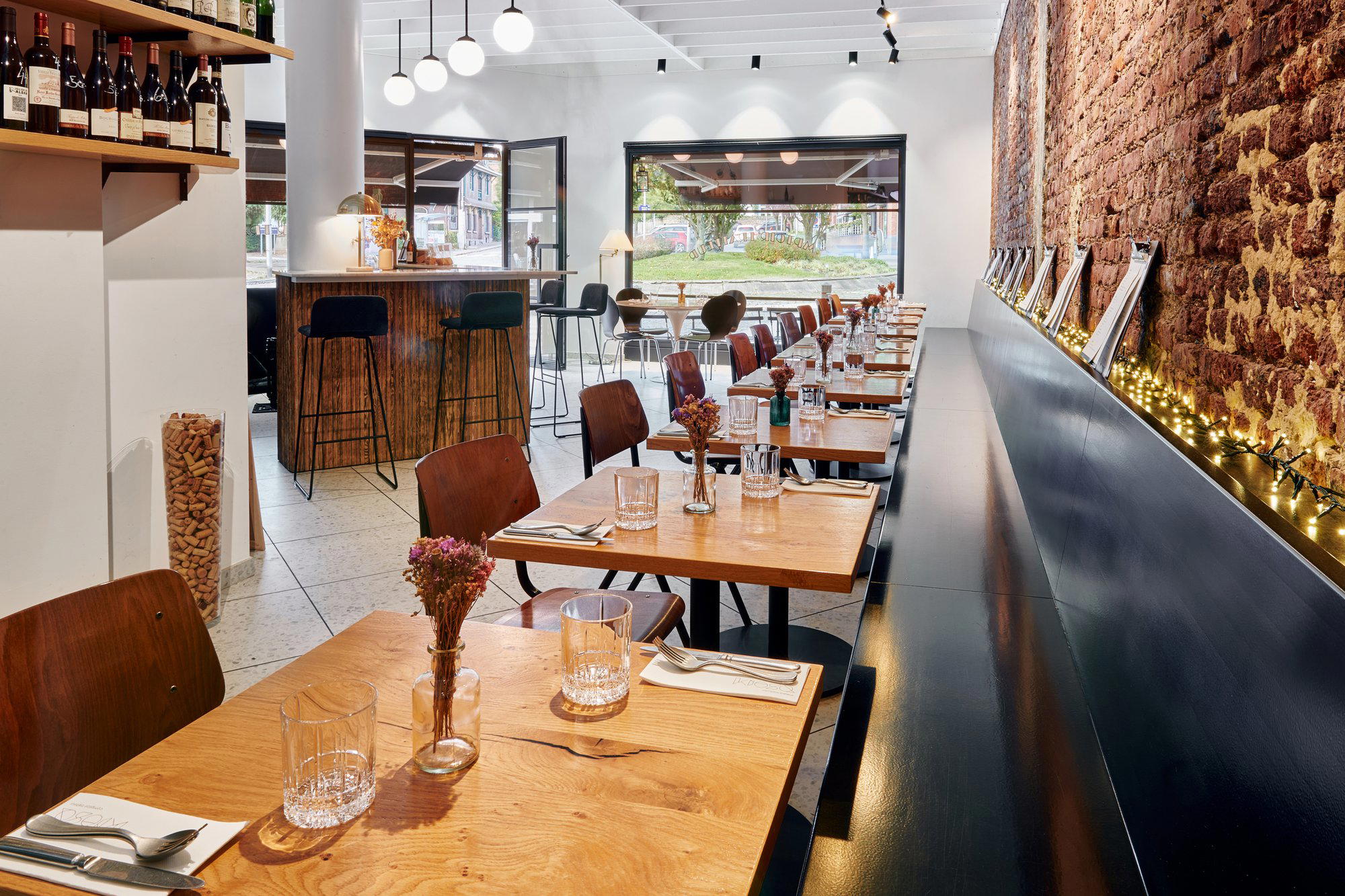 Kiosq restaurant in Liège, Belgium
