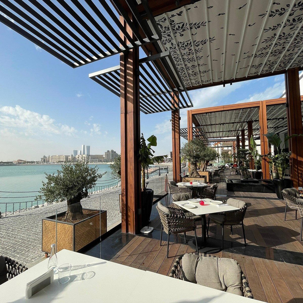 Em Sherif Cafe restaurant in Doha, Qatar