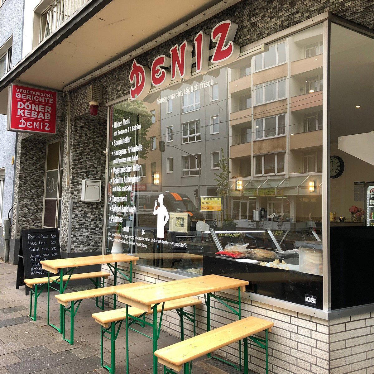 Deniz Imbiss restaurant in Düsseldorf, Germany