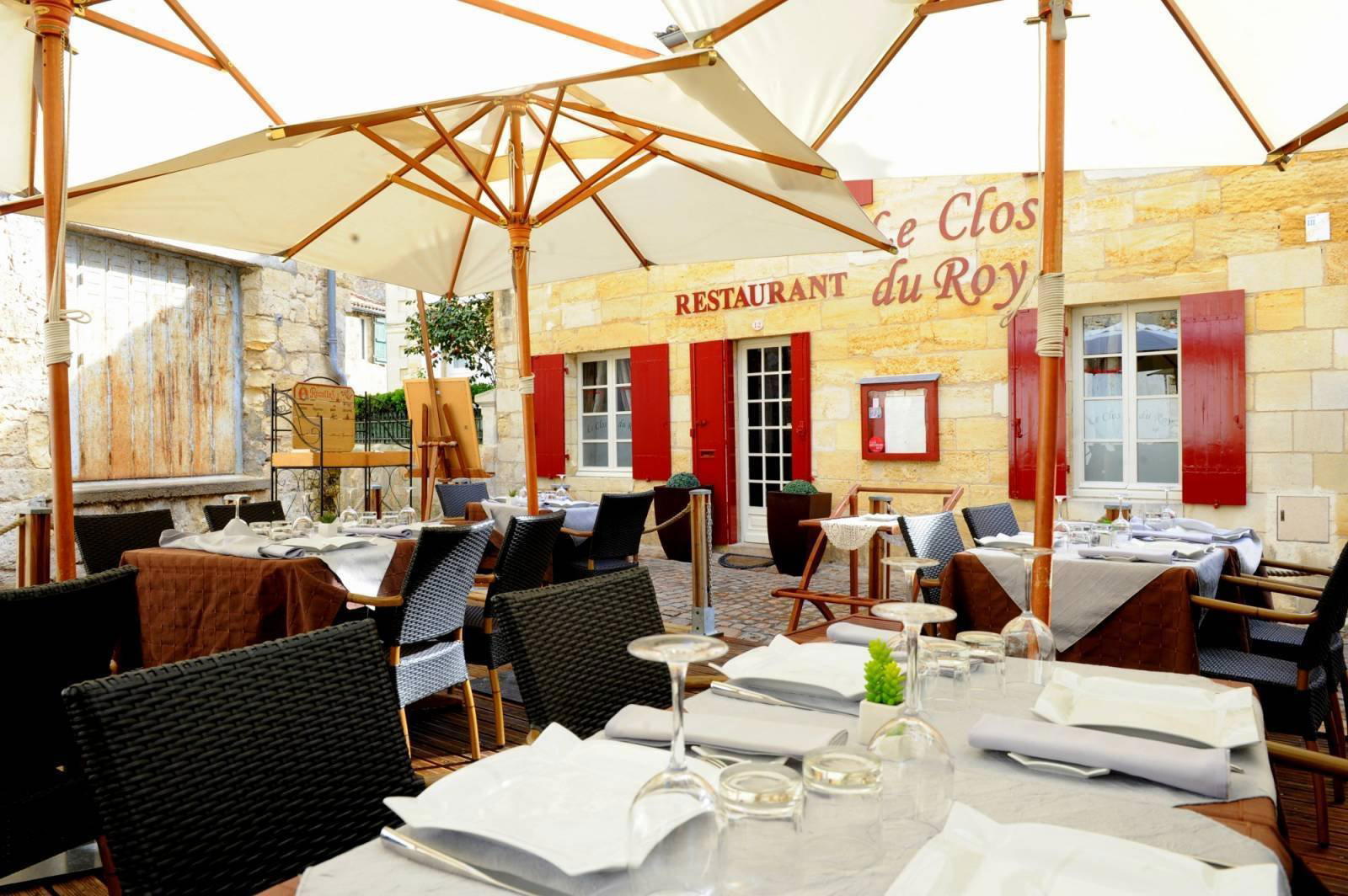 Le Clos du Roy restaurant in Saint-Emilion, France