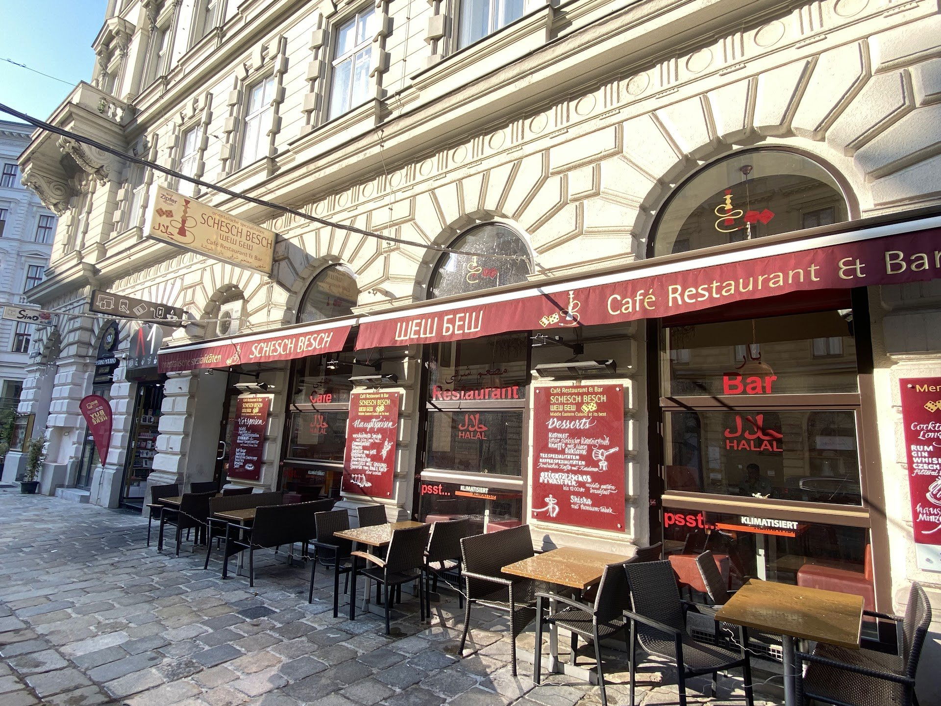 Schesch Besch, Restaurant in Vienna