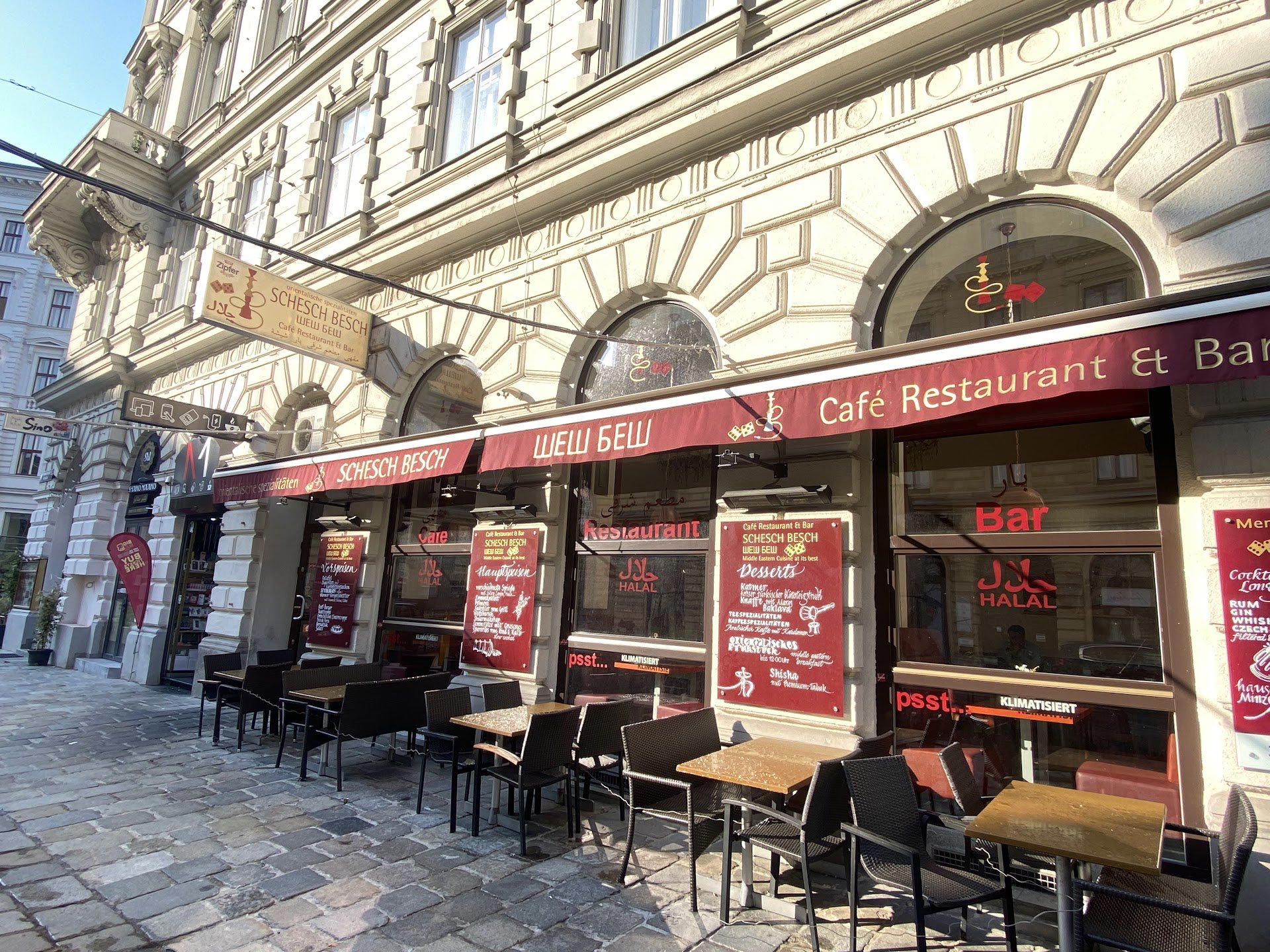 Schesch Besch restaurant in Vienna, Austria