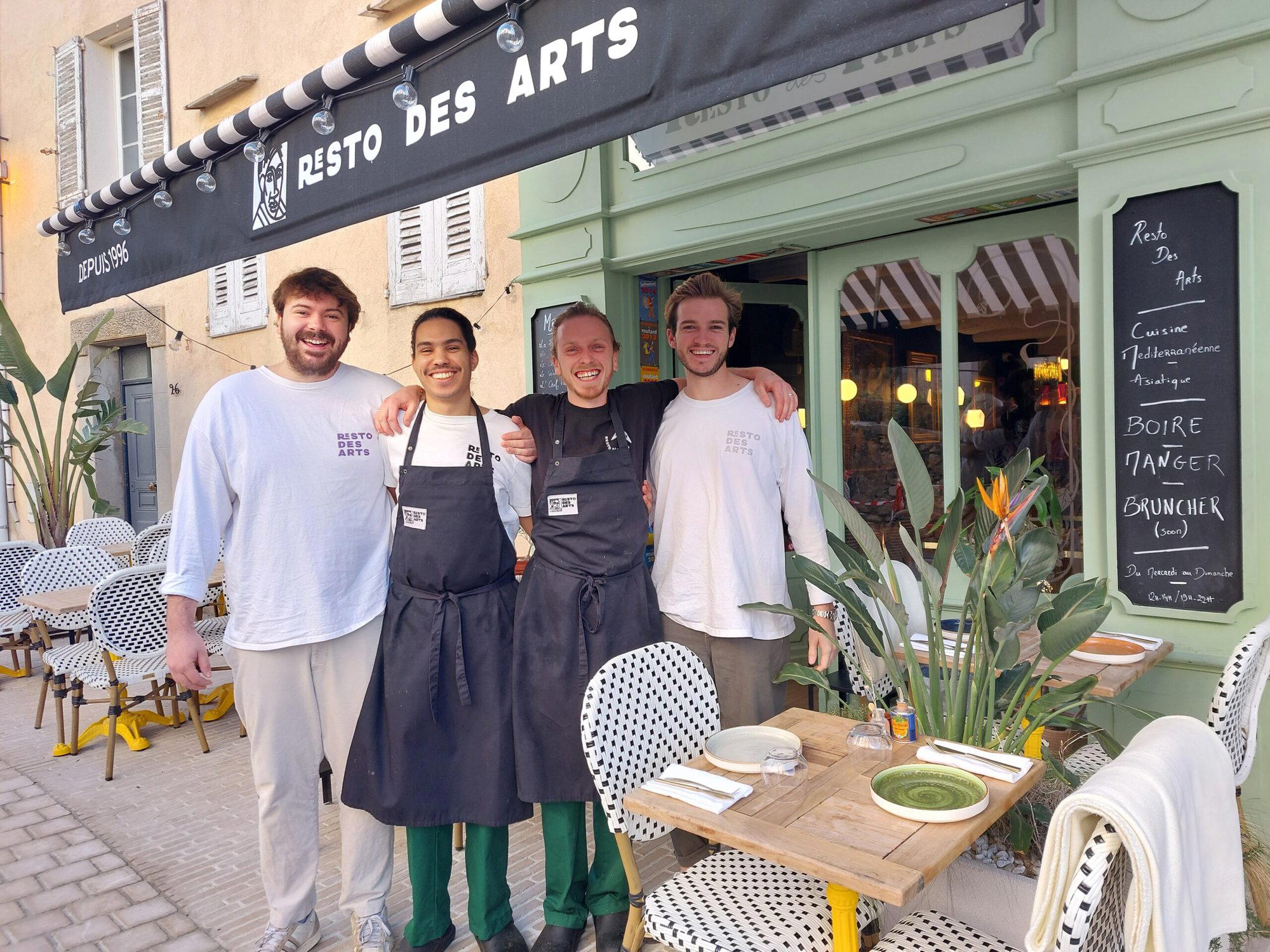 Resto des Arts restaurant in Mougins, France